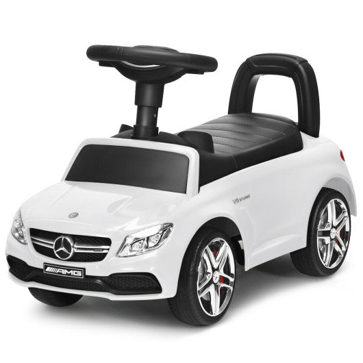 Mercedes Benz Licensed Kids Ride On Push Car-White