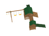PlayStar Arcadia KT 8201 Deluxe Two-Tower Playset white-background product view 6