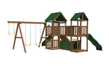 PlayStar Arcadia KT 8223 Wooden Backyard Playset white-background product view 1