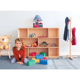 Whitney Brothers Basic Single Storage Shelf Cabinet 36H Classroom Storage Cabinet - early-learning classroom lifestyle or detail view 1