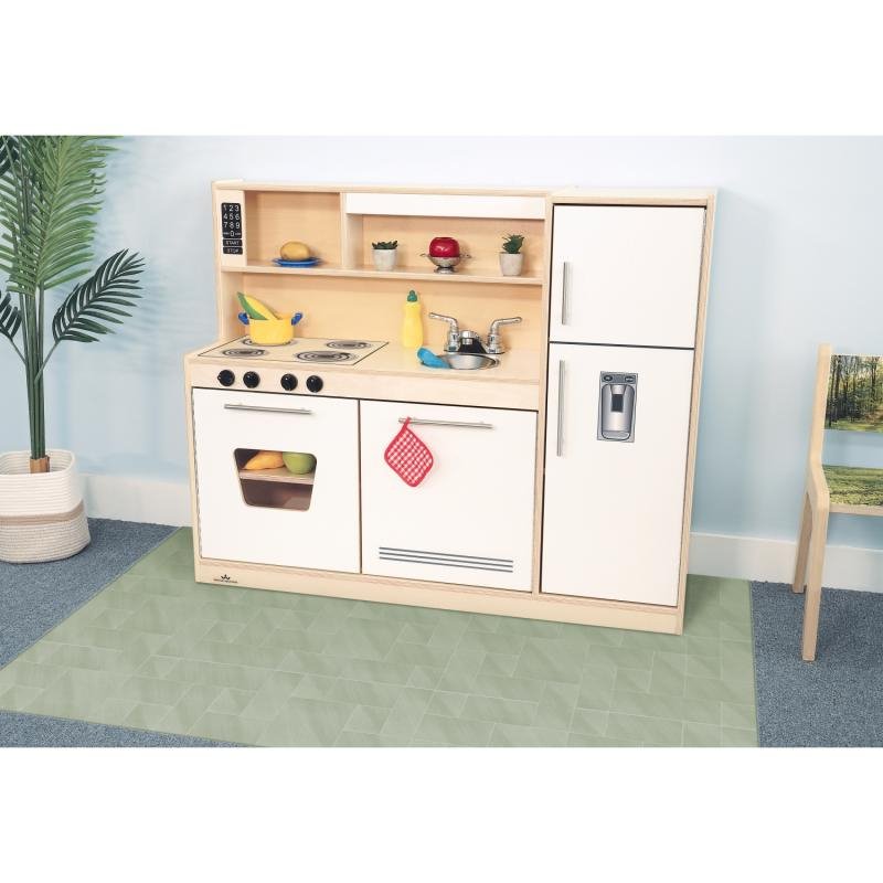 Contemporary Kitchen Combo - White - WB7451