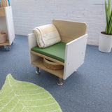 Whitney Brothers elevatED Arm Chair Classroom Seating - early-learning classroom lifestyle or detail view 5