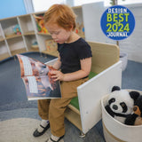 Whitney Brothers elevatED Arm Chair Classroom Seating - early-learning classroom lifestyle or detail view 1