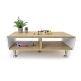 Whitney Brothers elevatED Community Table Classroom Table - white-background product hero view