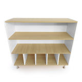 Whitney Brothers elevatED Cubby and Shelf Cabinet Classroom Cubby Locker - white-background product hero view