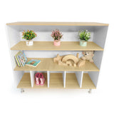 Whitney Brothers elevatED Cubby and Shelf Cabinet Classroom Cubby Locker - white-background alternate product view 2