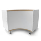 Whitney Brothers elevatED Curve In Cabinet 27H Classroom Storage Cabinet - white-background alternate product view 4