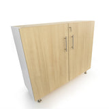 Whitney Brothers elevatED Lockable Wall Cabinet Classroom Storage Cabinet - white-background alternate product view 3