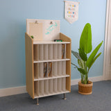 Whitney Brothers elevatED Mail And Message Center Classroom Storage Cabinet - early-learning classroom lifestyle or detail view 4