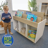 classroom lifestyle book island view with award badge
