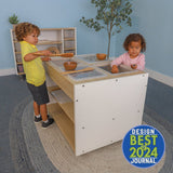 Whitney Brothers elevatED Mobile Sensory Table Sensory Play Furniture - early-learning classroom lifestyle or detail view 1