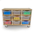 elevatED™ Nine Tray Mobile Storage Cabinet