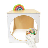 Whitney Brothers elevatED Play House Cube Classroom Reading Furniture - white-background alternate product view 2