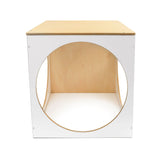Whitney Brothers elevatED Play House Cube Classroom Reading Furniture - white-background product hero view