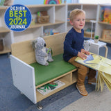 Whitney Brothers elevatED Sofa Classroom Seating - early-learning classroom lifestyle or detail view 1