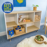 Whitney Brothers elevatED Storage Cabinet 33H Classroom Storage Cabinet - early-learning classroom lifestyle or detail view 1