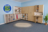 Whitney Brothers elevatED Wall System Classroom Wall Storage System - clearest available official hero view