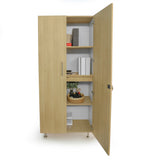 Whitney Brothers elevatED Tall & Wide Cabinet (WB1956) on a white background — component of the elevatED Wall System