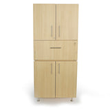 Whitney Brothers elevatED Workstation Cabinet Teacher Workstation Cabinet - white-background closed cabinet view