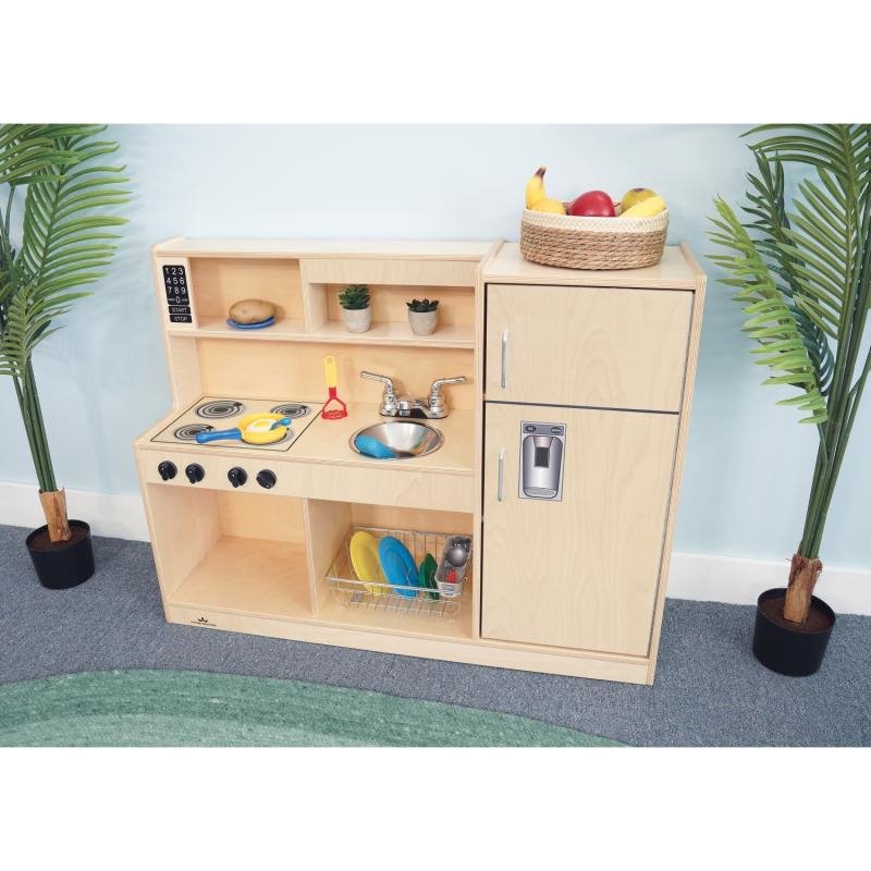 Let's Play Toddler Kitchen Combo - Natural - WB2351