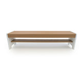 Whitney Brothers outdoorED Bench Classroom Seating - white-background alternate product view 2