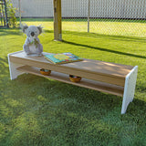 Whitney Brothers outdoorED Bench Classroom Seating - outdoor classroom lifestyle view 1