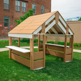 Whitney Brothers outdoorED Learning Pavilion Outdoor Learning Pavilion - outdoor angled side view