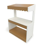 Whitney Brothers outdoorED Market Stand Outdoor Pretend Play Stand - white-background angled market stand hero view
