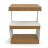 Whitney Brothers outdoorED Market Stand Outdoor Pretend Play Stand - white-background front market stand view