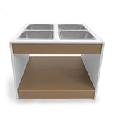Whitney Brothers outdoorED Sensory Table Outdoor Sensory Table - white-background front sensory table view