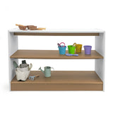 Whitney Brothers outdoorED Storage Shelf Outdoor Classroom Storage Shelf - white-background shelf with materials