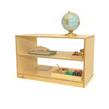 Whitney Brothers Prepared Place Shelf Cabinet 36W Classroom Storage Cabinet - white-background alternate product view 3