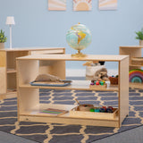 Whitney Brothers Prepared Place Shelf Cabinet 36W Classroom Storage Cabinet - early-learning classroom lifestyle or detail view 4