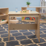 Whitney Brothers Prepared Place Work Table Classroom Table - early-learning classroom lifestyle or detail view 4