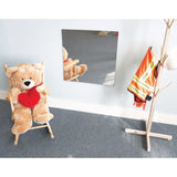 Whitney Brothers Square Mirror Classroom Mirror - early-learning classroom lifestyle or detail view 2