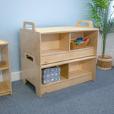 Whitney Brothers Stack-Able Bench Classroom Seating - early-learning classroom lifestyle or detail view 7