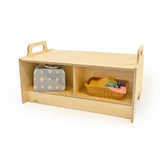 Whitney Brothers Stack-Able Bench Classroom Seating - white-background alternate product view 4
