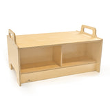 Whitney Brothers Stack-Able Bench Classroom Seating - white-background alternate product view 2