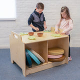 Whitney Brothers Stack-Able Table Classroom Table - early-learning classroom lifestyle or detail view 1
