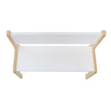 Whitney Brothers Whitney Plus White Bench 12H Classroom Seating - white-background product hero view