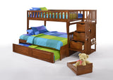 Peppermint Bunk Bed – Stylish and sturdy twin/twin or twin/full bunk bed, perfect for kids' rooms with a space-saving design – MonkeyBunks.com.