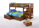 Peppermint Bunk Bed – Stylish and sturdy twin/twin or twin/full bunk bed, perfect for kids' rooms with a space-saving design – MonkeyBunks.com.