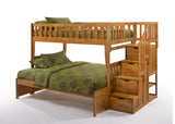 Peppermint Bunk Bed – Stylish and sturdy twin/twin or twin/full bunk bed, perfect for kids' rooms with a space-saving design – MonkeyBunks.com.