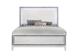 ACME Haiden Queen Bed #color_LED & White Finish