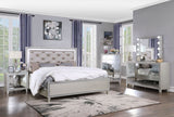 ACME Sliverfluff Eastern King Bed #color_Silver