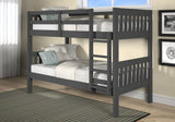 Pine Ridge Twin/Twin Mission Bunk Bed