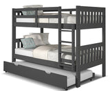 Pine Ridge Twin/Twin Mission Bunk Bed