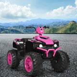 Pink 12V Kids 4-Wheeler ATV Quad Car