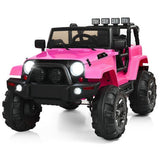 12V Kids Remote Control Riding Truck Car with LED Lights