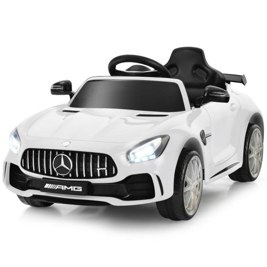 12V Licensed Mercedes Benz Kids Ride-On Car with Remote Control-White